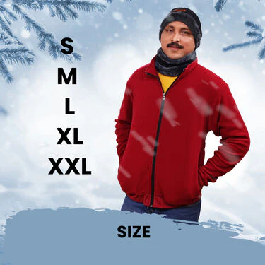 Pick Any 1 Fleece Jacket With Wollen Cap And Muffler Free (1FJ15) - Image 2