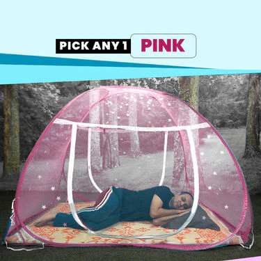 Pick Any 1 Foldable Double Bed Mosquito Net with 50 Decorative Stars (DMN4) - Image 3
