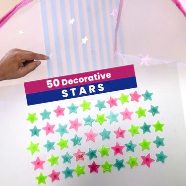 Pick Any 1 Foldable Double Bed Mosquito Net with 50 Decorative Stars (DMN4) - Image 6