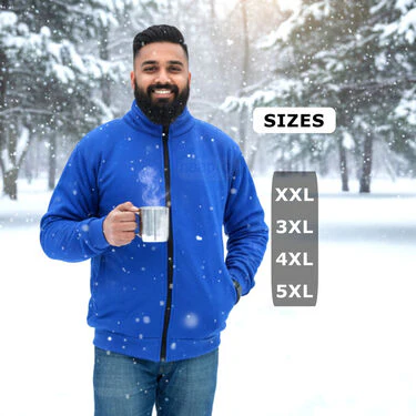 Pick Any 1 Plus Size Fleece Jacket With Digital Watch And Wallet Free (FJP1) - Image 2