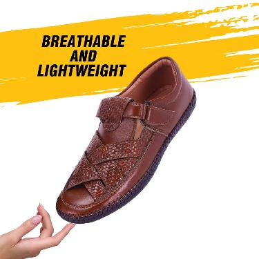 Pick Any One Stylish Leatherite Sandal With Free Trimmer(SDC16) - Image 3