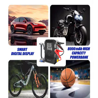 Portable 2 In 1 Jump Starter With Tyre Inflator (TI6) - Image 4