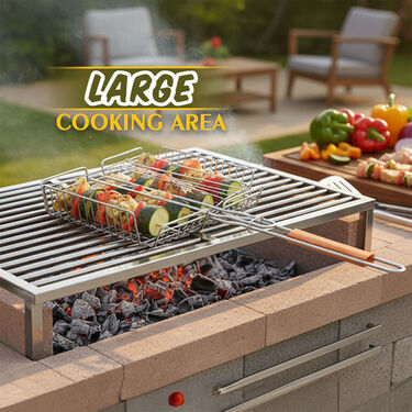 Portable Barbeque Grill Basket (1BGB1) - Image 5