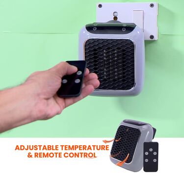 Portable Electric Heater With Remote (HA11) - Image 3