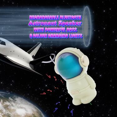 Powerful Astronaut Speaker 6.8W Bluetooth Sound & Rechargeable Battery (PAS) - Image 2