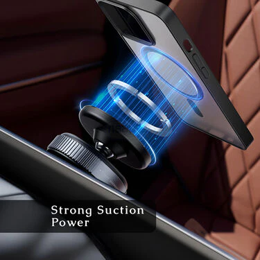 Powerful Car Magentic Mobile Holder With Suction - Image 3