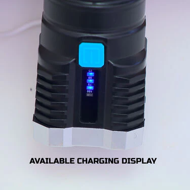 Powerful Long Range 4 LED Bright Torch with Emergency Light (LL26) - Image 5