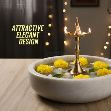 Pure Brass Standing Panch Deep (1KD1) - Image 3