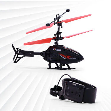 Rechargeable Hand Sensor Helicopter Toy With Watch Remote (WCH) - Image 2