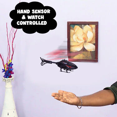 Rechargeable Hand Sensor Helicopter Toy With Watch Remote (WCH) - Image 4