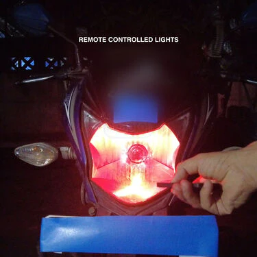 Remote Controlled Parking Lights With Flashing Tyre LED Lights (RCPL) - Image 5