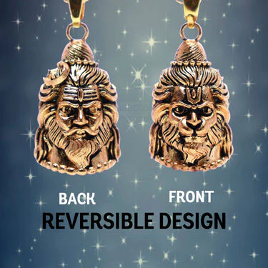 Reversible Shiv-Hanuman Pendant Set (RSHPN11) - Image 4
