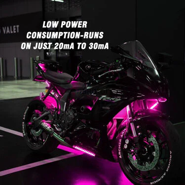 RGB LED Strip light For Cars And Bikes Pack Of 6 (RGB6) - Image 2