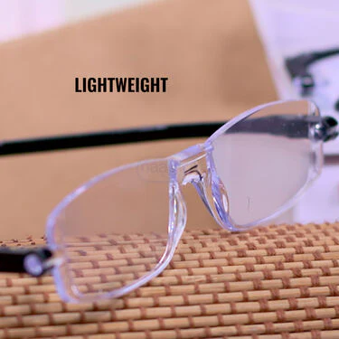 Rimless 360 Degree Folding Adaptive Power Reading Glasses B1 G1 Free (FORG27) - Image 5