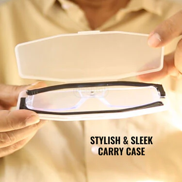Rimless 360 Degree Folding Adaptive Power Reading Glasses B1 G1 Free (FORG27) - Image 6