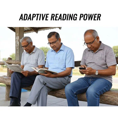 Rimless Bifocal Coloured Adaptive Power Reading Glasses Buy1 Get 2 Free (3BCORG16) - Image 6