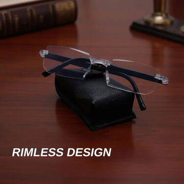 Rimless Foldable Adaptive Power Reading Glasses Buy 1 Get 2 Free Combo  (2FORG10BORG1) - Image 3