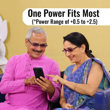 Rimless Folding Adaptive Power Mobile Protection Reading Glasses B1G1 (FORG10) - Image 2