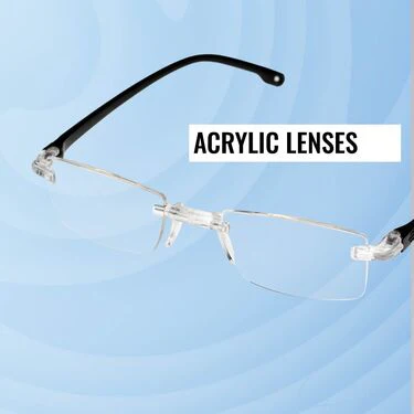 Rimless Adaptive Power Mobile Protection Reading Glasses Buy 1 Get 1 FREE (MPORG3) - Image 4