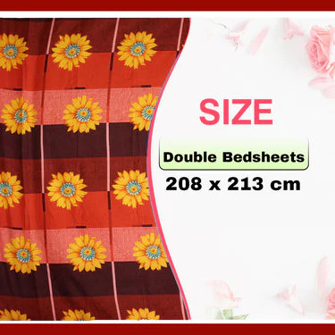 Royal Home 8 Double Bedsheets + 16 Pillow Covers (8BS18) - Image 3