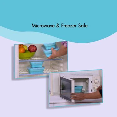 Set Of 4 Foldable Silicone Storage Containers (4FSSC1) - Image 4