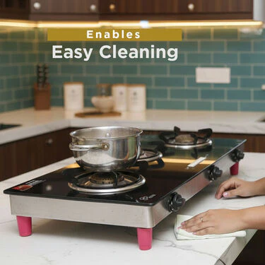Set of 4 Gas Stove Legs + Free Gas Cleaning Brush (GAS4) - Image 3