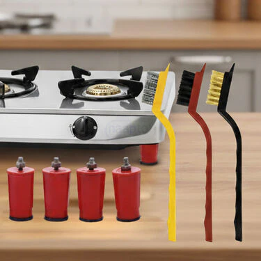 Set of 4 Gas Stove Legs + Free Gas Cleaning Brush (GAS4) - Image 5