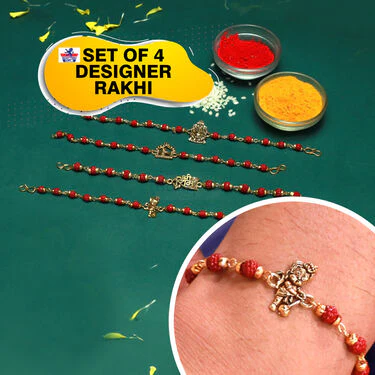 Set of 4 Rakhi (RB4) - Image 2