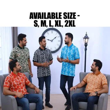 Set of 5 Designer Printed Polo Half Sleeves T-Shirts (5PT27) - Image 6