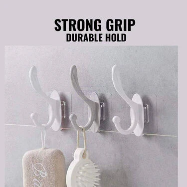 Set of 6 Heavy Duty No Drill No Nail Utility Hooks (6H1) - Image 3