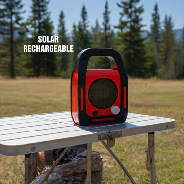 Solar Emergency Light With Long Range Flashlight (LL16) - Image 2