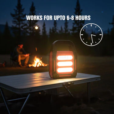 Solar Emergency Light With Long Range Flashlight (LL16) - Image 3