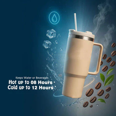 Stainless Steel Double Wall Vacuum Insulated Big Flask (1SFT1) - Image 6