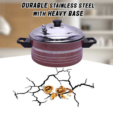 Stainless Steel Multi Cooker + 12 Cavity Idli Rack (1MC3) - Image 6