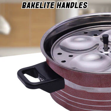 Stainless Steel Multi Cooker + 12 Cavity Idli Rack (1MC3) - Image 7