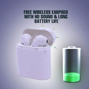 Stylish Rimless Sunglasses With Free Wireless Earpods (SGWP1) - Image 2