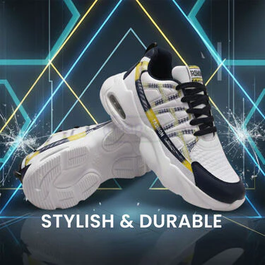 Stylish Sports Shoes With Free Watch And Wallet (SSC36) - Image 3