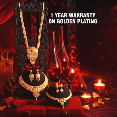 Sumangali Golden Jewellery Collection + 1 Free Necklace Set (SGJ1FN) - Image 2