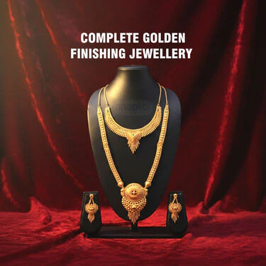 Sumangali Golden Jewellery Collection + 1 Free Necklace Set (SGJ1FN) - Image 3