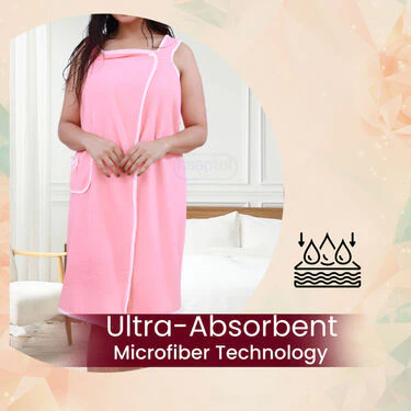 Super Absorbent Bath Towel Robe (BT9) - Image 4