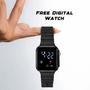 TWS Wireless Stereo Earphones With Stylish Watch (TWS86) - Image 2