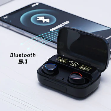 TWS Wireless Stereo Earphones With Stylish Watch (TWS86) - Image 3