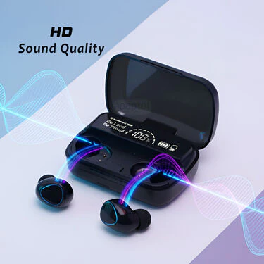 TWS Wireless Stereo Earphones With Stylish Watch (TWS86) - Image 4