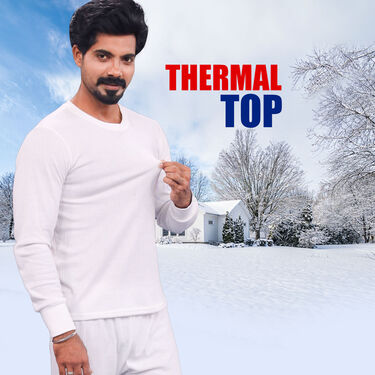 Warm And Comfortable White Thermal Set For Mens (WTS1) - Image 2