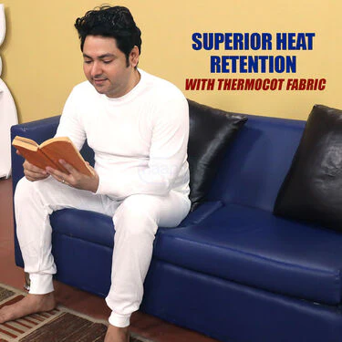 Warm And Comfortable White Thermal Set For Mens (WTS1) - Image 4
