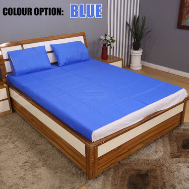 Water Proof Double Mattress Protector Sheet with 2 Pillow Protector Free (DMP8) - Image 2