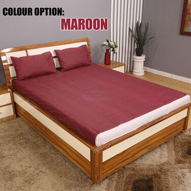 Water Proof Double Mattress Protector Sheet with 2 Pillow Protector Free (DMP8) - Image 4