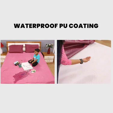Water Proof Double Mattress Protector Sheet with 2 Pillow Protector Free (DMP8) - Image 6