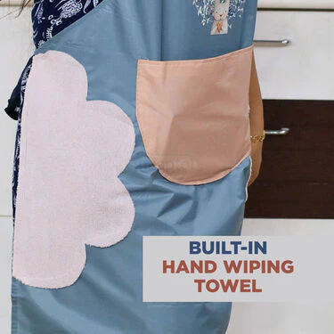 Waterproof PVC Apron with Pocket & Hand Wipe (AP2) - Image 5