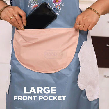 Waterproof PVC Apron with Pocket & Hand Wipe (AP2) - Image 6